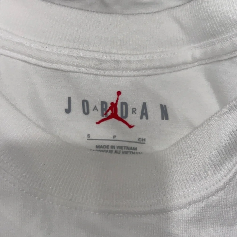 NWOT Jordan White Graphic T-Shirt